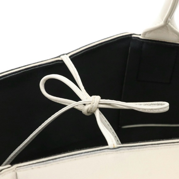 Bottega Veneta Small Arco Tote Bag White / Black - Picture 7 of 11